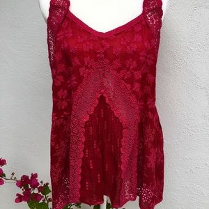 JohnnyWas embroidered top M.